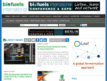 Tablet Screenshot of biofuels-news.com